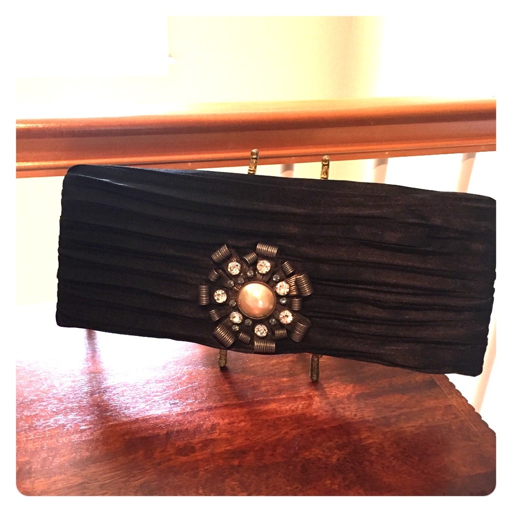 YSL Yves St Laurent Evening Bag Black